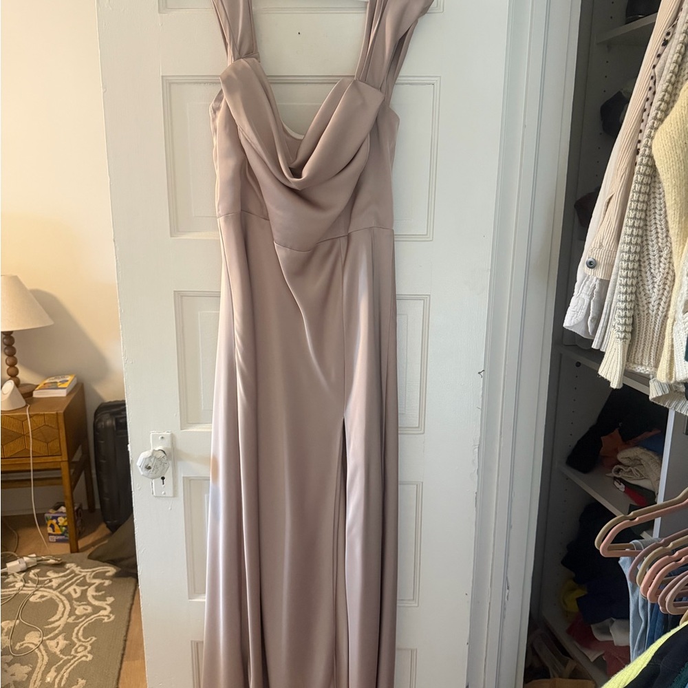 Birdy Grey Mia Matte Satin Convertible Dress